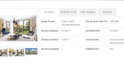 Appartement 3 pièces de 67 m² à Bois-d'Arcy (78390)