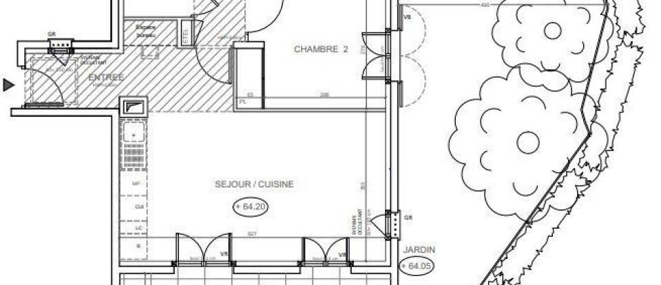 Apartment 3 rooms of 62 m² in Grimaud (83310)