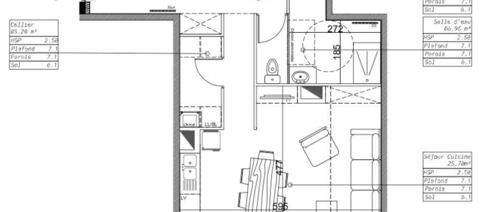 Apartment 3 rooms of 74 m² in Valmondois (95760)