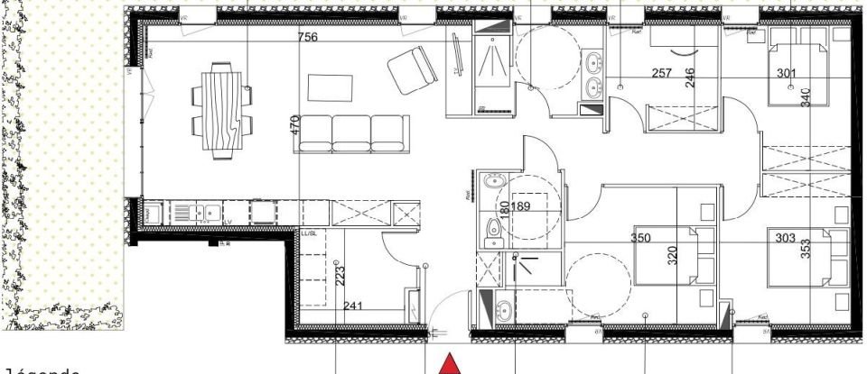 Appartement 5 pièces de 101 m² à Valmondois (95760)