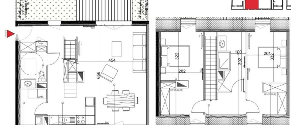 Apartment 3 rooms of 93 m² in Valmondois (95760)