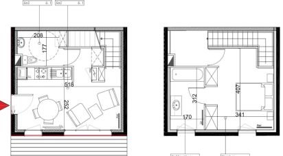 Apartment 2 rooms of 43 m² in Valmondois (95760)