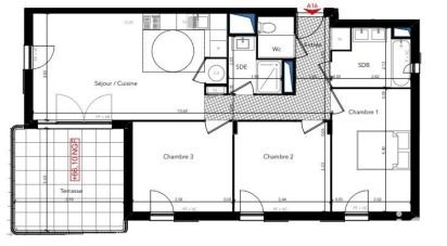 Appartement 4 pièces de 79 m² à Le Lavandou (83980)