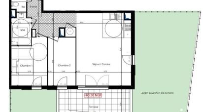 Appartement 3 pièces de 67 m² à Le Lavandou (83980)