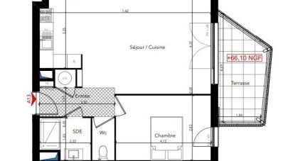 Apartment 2 rooms of 51 m² in Le Lavandou (83980)