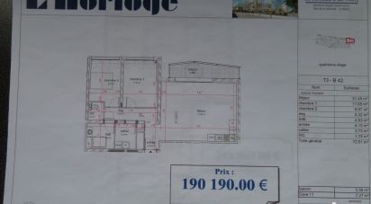 Apartment 3 rooms of 73 m² in Le Mans (72000)