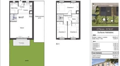 Maison 4 pièces de 84 m² à Villabé (91100)