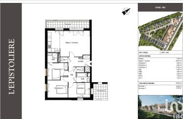 Appartement 4 pièces de 79 m² à Coupvray (77700)