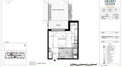 Appartement 1 pièce de 29 m² à Orléans (45000)