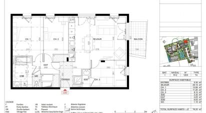 Apartment 4 rooms of 78 m² in Craponne (69290)