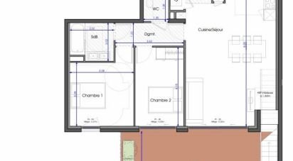Appartement 3 pièces de 75 m² à Bormes-les-Mimosas (83230)