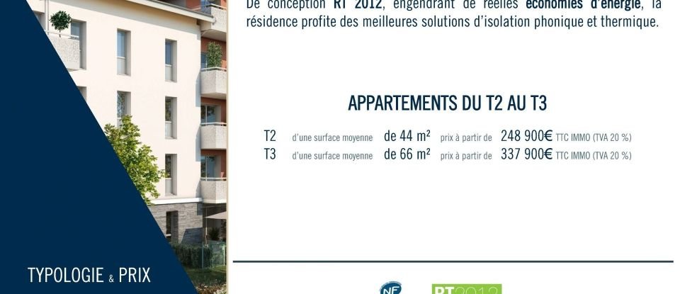 Appartement 3 pièces de 86 m² à Cessy (01170)