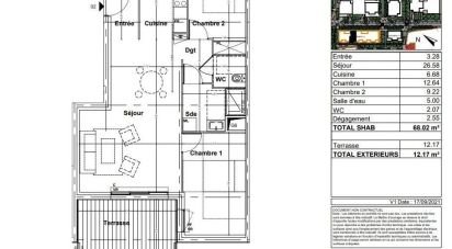 Appartement 3 pièces de 68 m² à Floirac (33270)