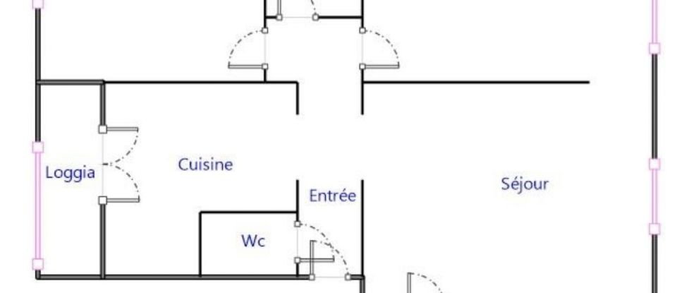 Apartment 2 rooms of 58 m² in Puteaux (92800)