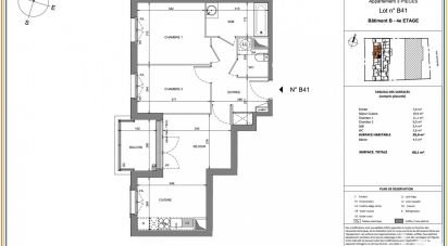 Apartment 3 rooms of 55 sq m in Villeneuve-le-Roi (94290)