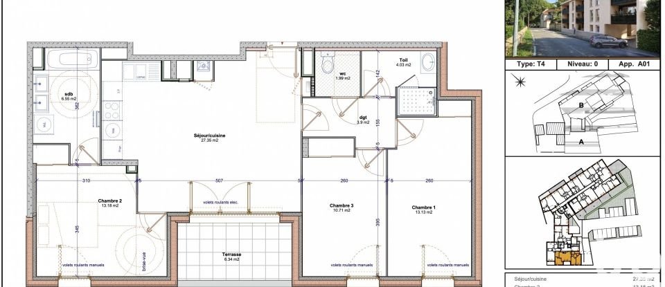 Apartment 4 rooms of 80 m² in Simandres (69360)