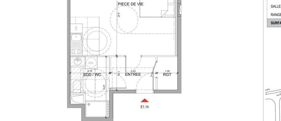 Appartement 1 pièce de 36 m² à Fontenay-sous-Bois (94120)