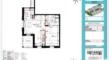 Apartment 2 rooms of 41 m² in Arpajon (91290)
