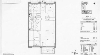 Appartement 3 pièces de 71 m² à Ivry-sur-Seine (94200)