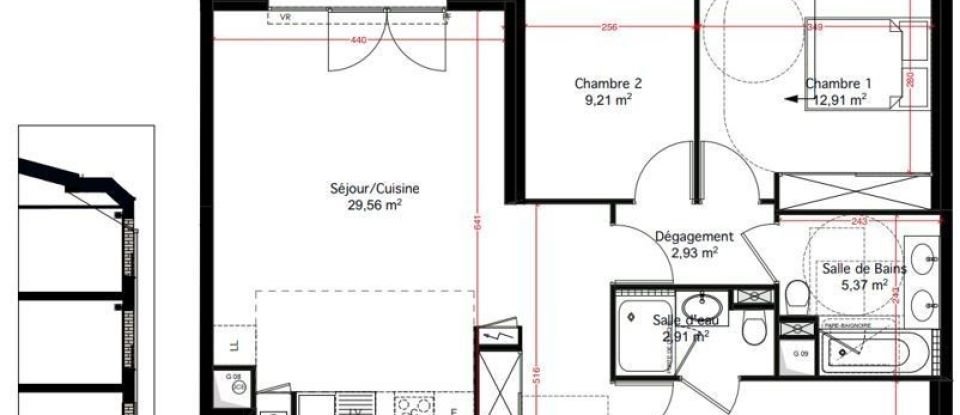 Appartement 4 pièces de 79 m² à Le Chesnay (78150)
