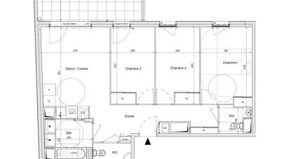 Apartment 4 rooms of 70 m² in Morangis (91420)