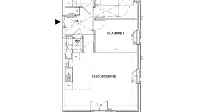 Apartment 3 rooms of 61 sq m in Le Plessis-Belleville (60330)