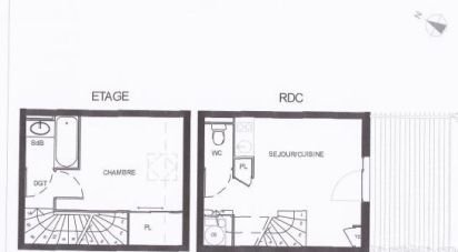 Maison 2 pièces de 30 m² à Auberville (14640)