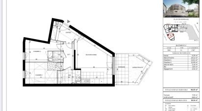 Appartement 3 pièces de 64 m² à Houilles (78800)
