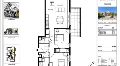 Apartment 3 rooms of 80 sq m in Annemasse (74100)