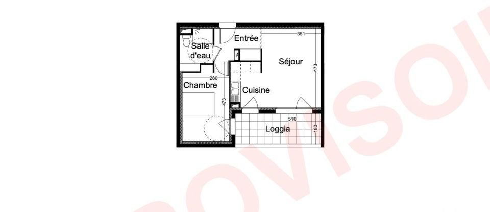 Appartement 2 pièces de 43 m² à Avignon (84000)