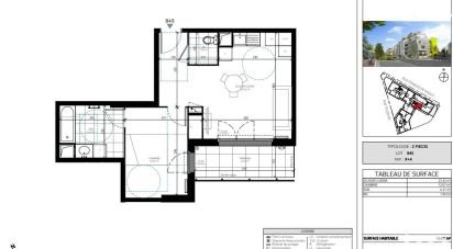Appartement 2 pièces de 43 m² à Sannois (95110)