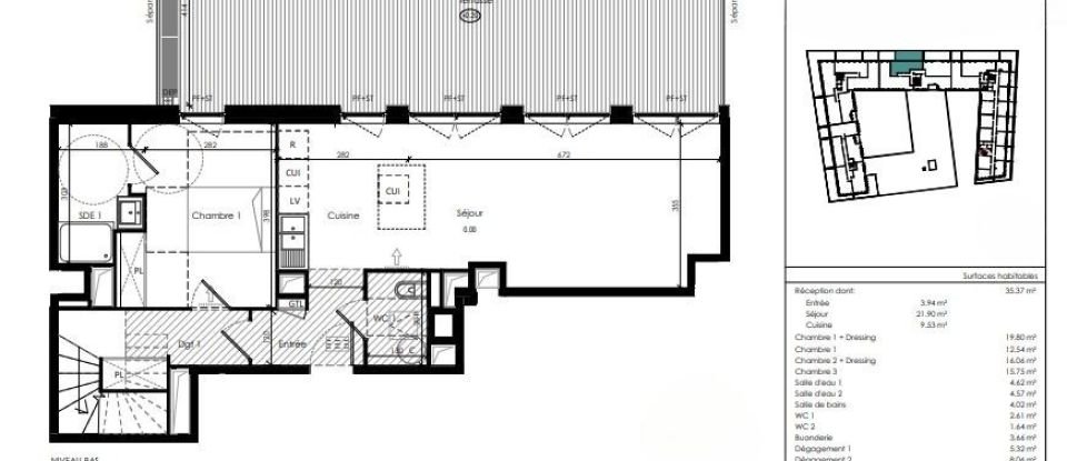Appartement 5 pièces de 134 m² à Toulouse (31000)