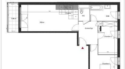 Appartement 3 pièces de 67 m² à Orsay (91400)