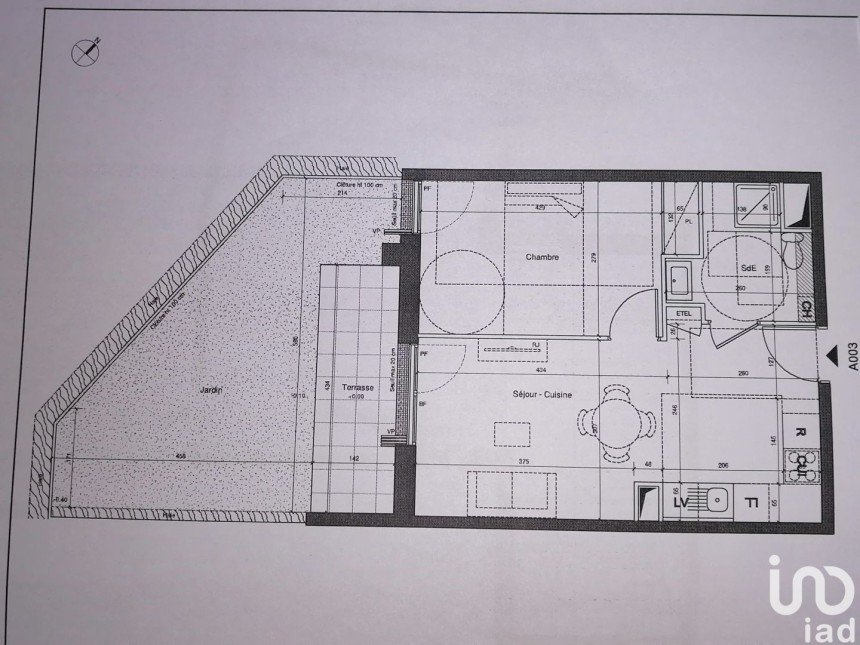 Apartment 2 rooms of 39 m² in Senlis (60300)