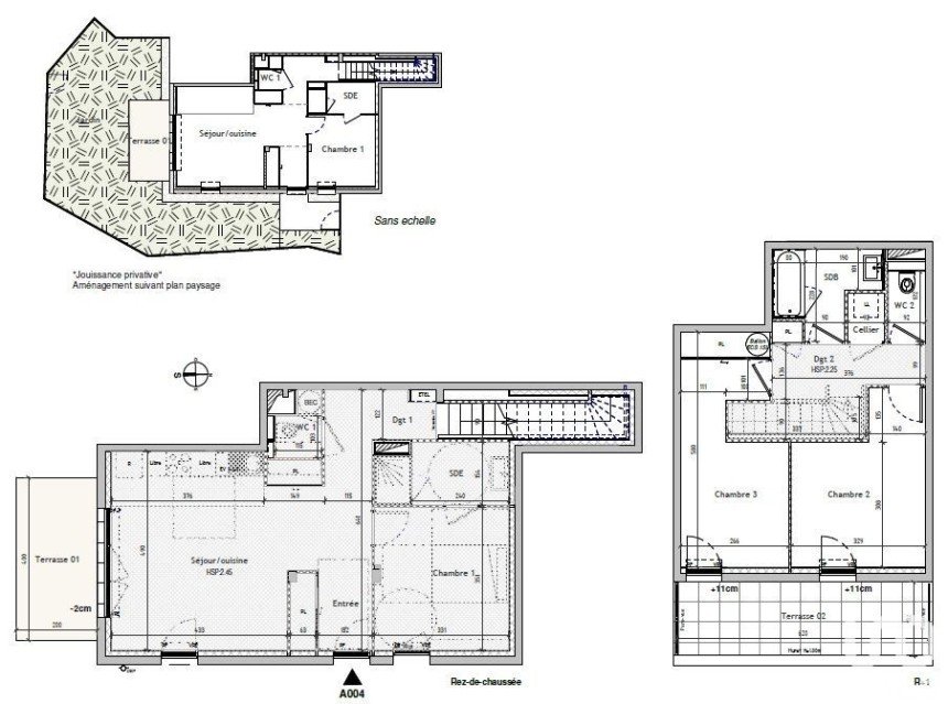 Duplex 4 rooms of 90 m² in Nantes (44100)