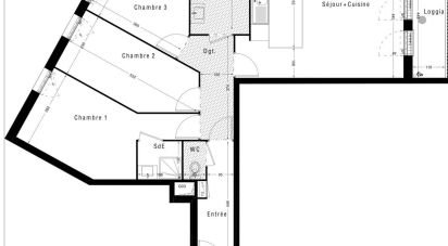 Appartement 4 pièces de 77 m² à Pomponne (77400)