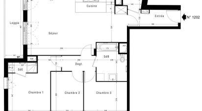 Appartement 4 pièces de 85 m² à Pomponne (77400)