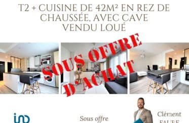 Apartment 2 rooms of 42 m² in Grenoble (38000)