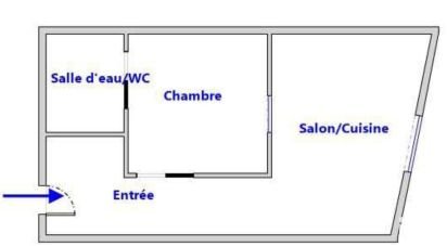 Appartement 2 pièces de 28 m² à Brignoles (83170)