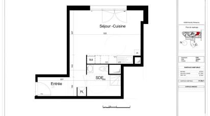 Appartement 1 pièce de 31 m² à Neuilly-Plaisance (93360)