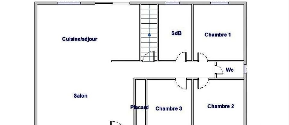 Maison 4 pièces de 90 m² à Bazouges-sur-le-Loir (72200)