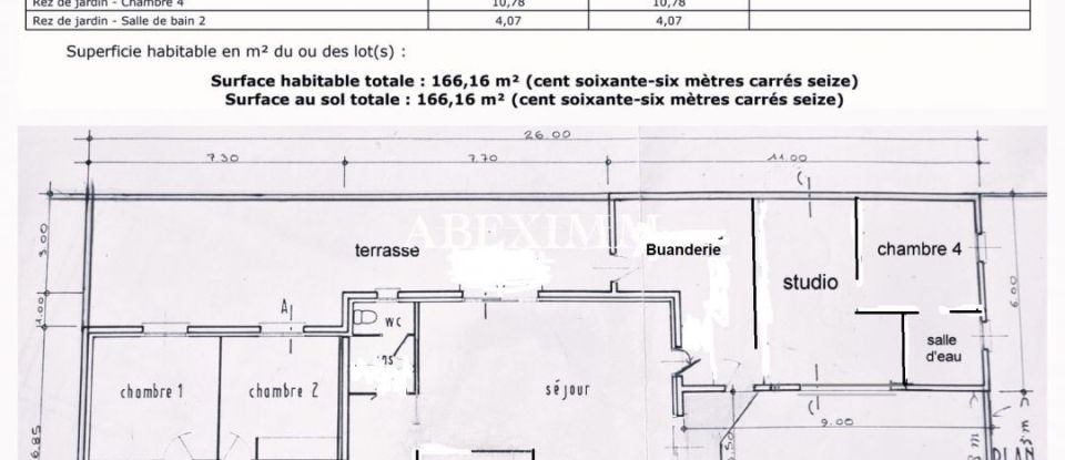 House 5 rooms of 166 m² in Saint-Paul-lès-Romans (26750)