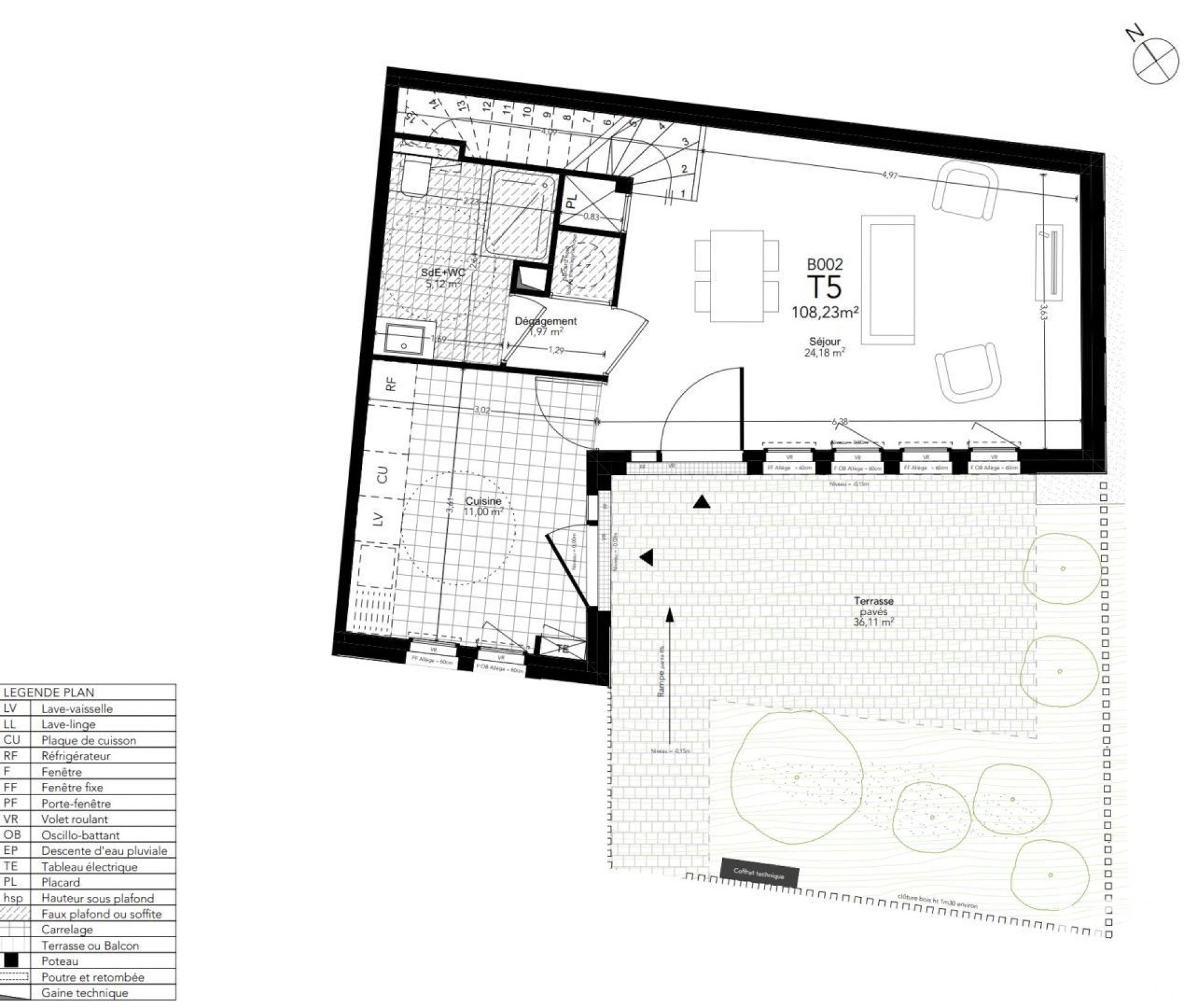 Maison a vendre  - 5 pièce(s) - 108 m2 - Surfyn