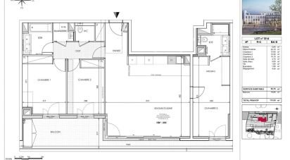 Apartment 4 rooms of 95 sq m in Saint-Cloud (92210)