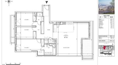 Apartment 4 rooms of 109 sq m in Saint-Cloud (92210)