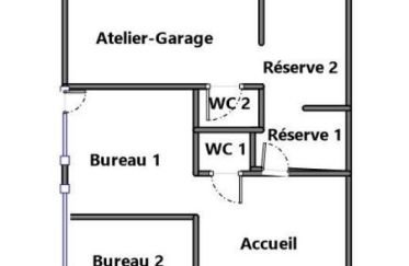 Local d'activités de 74 m² à Roissy-en-Brie (77680)