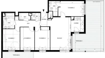 Apartment 5 rooms of 104 m² in Châtenay-Malabry (92290)