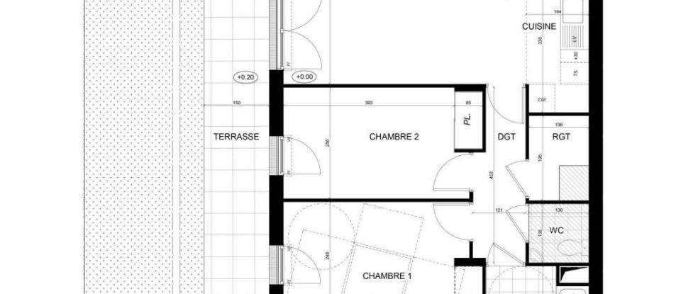 Appartement 3 pièces de 72 m² à Brunoy (91800)
