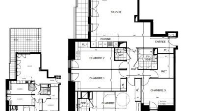 Apartment 5 rooms of 125 m² in Brunoy (91800)
