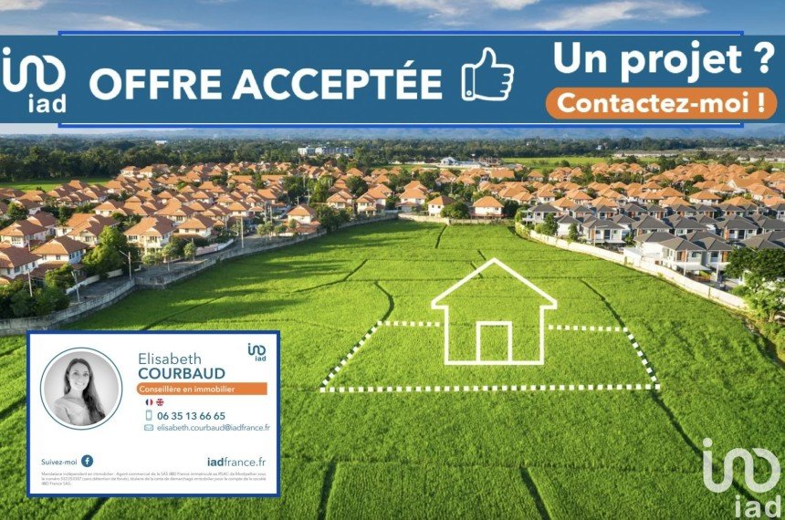 Terrain de 1 000 m² à Montpellier (34070)